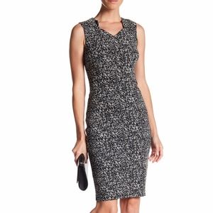 Calvin Klein black white Compression Sheath